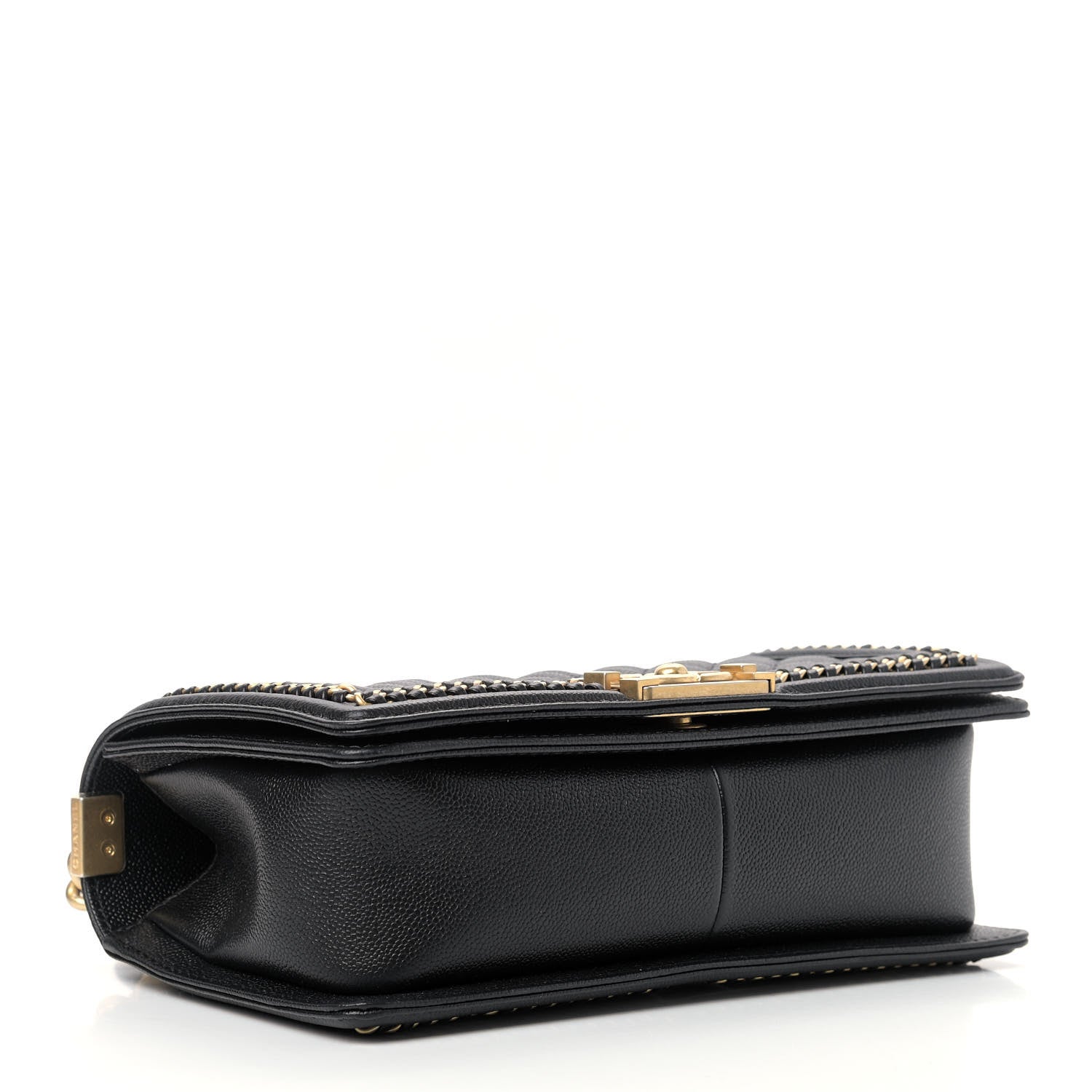 Chanel Caviar Quilted Medium Chain Around Boy Flap Black 4 of 9