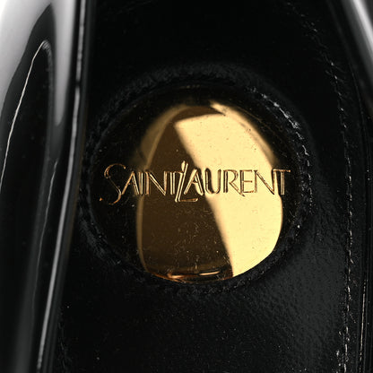 Saint Laurent Vernice Seta Soft Norma 90 Pumps  38 Black 9 of 10