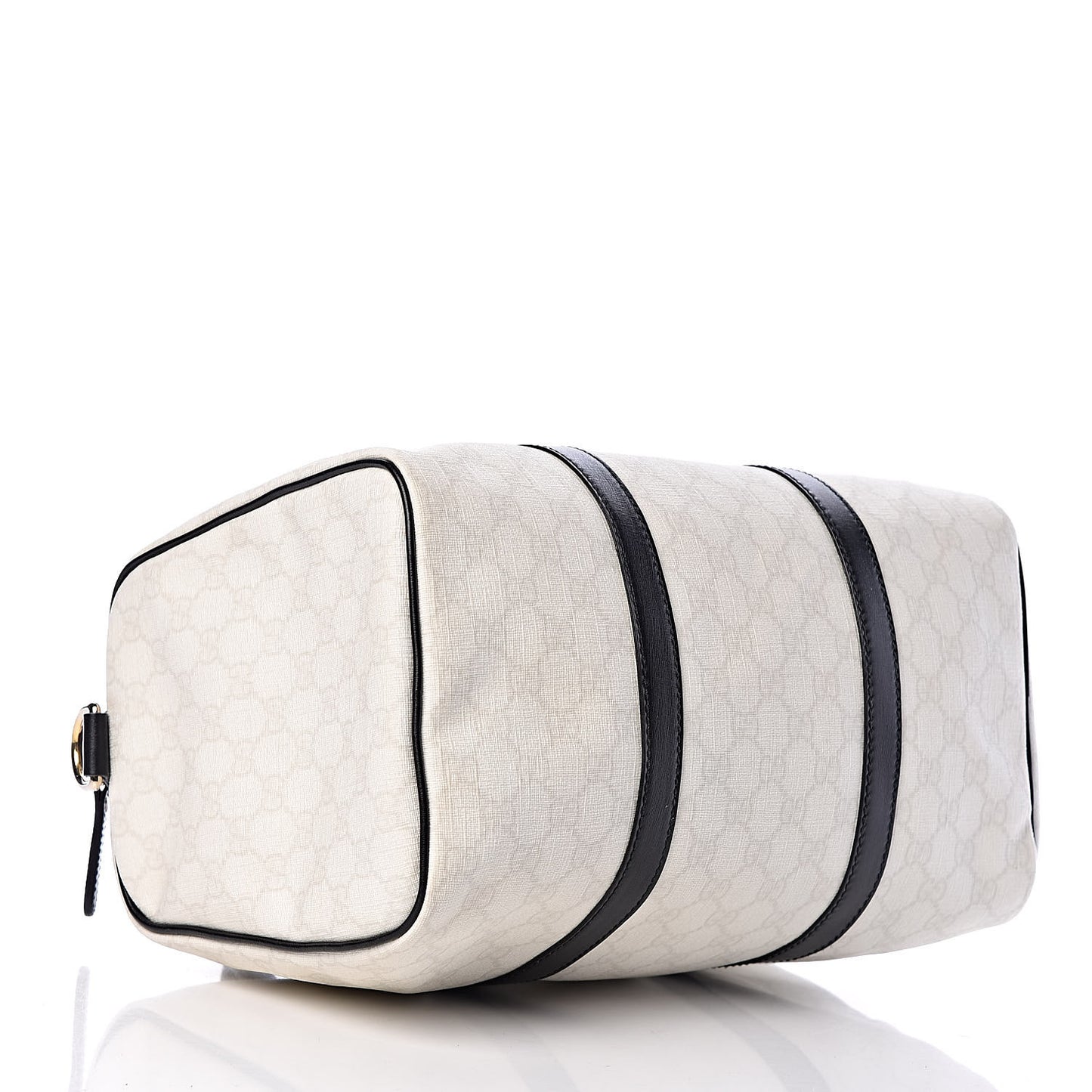 GG Plus Monogram Medium Joy Boston White Black