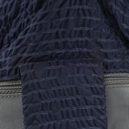 Chanel Nylon Patent Quilted CC Accordion Flap Bag Blue 11 of 18