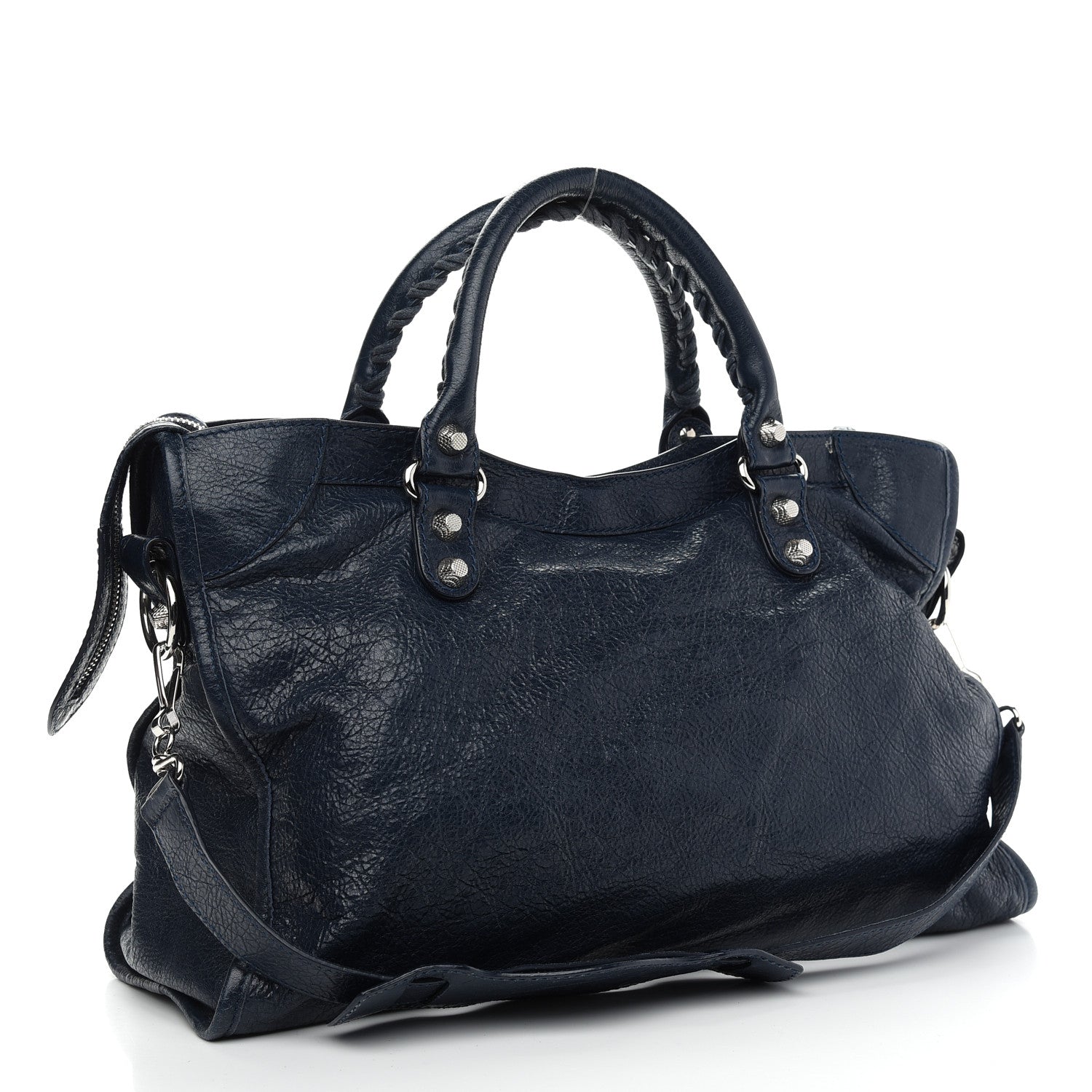 Balenciaga Agneau Giant 12 Silver Hardware City Bleu Obscur 3 of 13