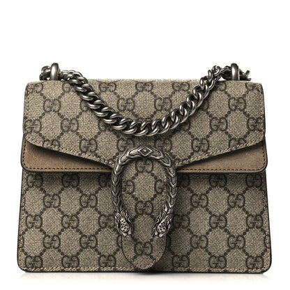 Gucci GG Supreme Monogram Mini Dionysus Shoulder Bag Taupe 1 of 6