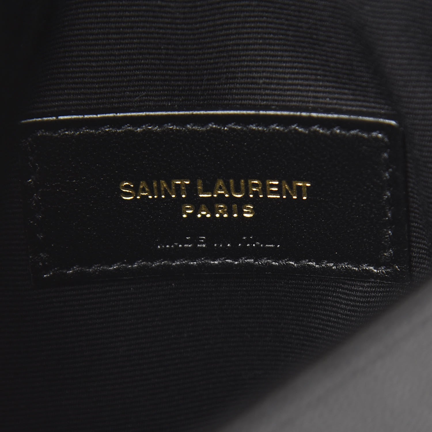 Saint Laurent Grain De Poudre Uptown Baby Pouch Black 6 of 7