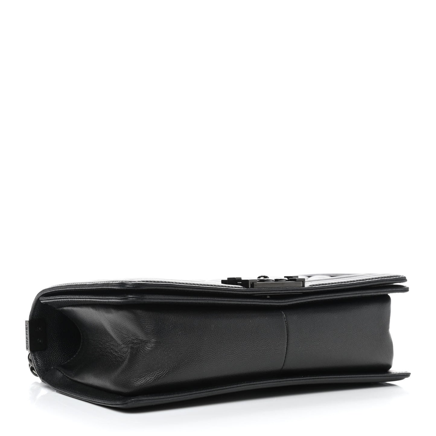 Caviar Quilted Medium Boy Flap So Black