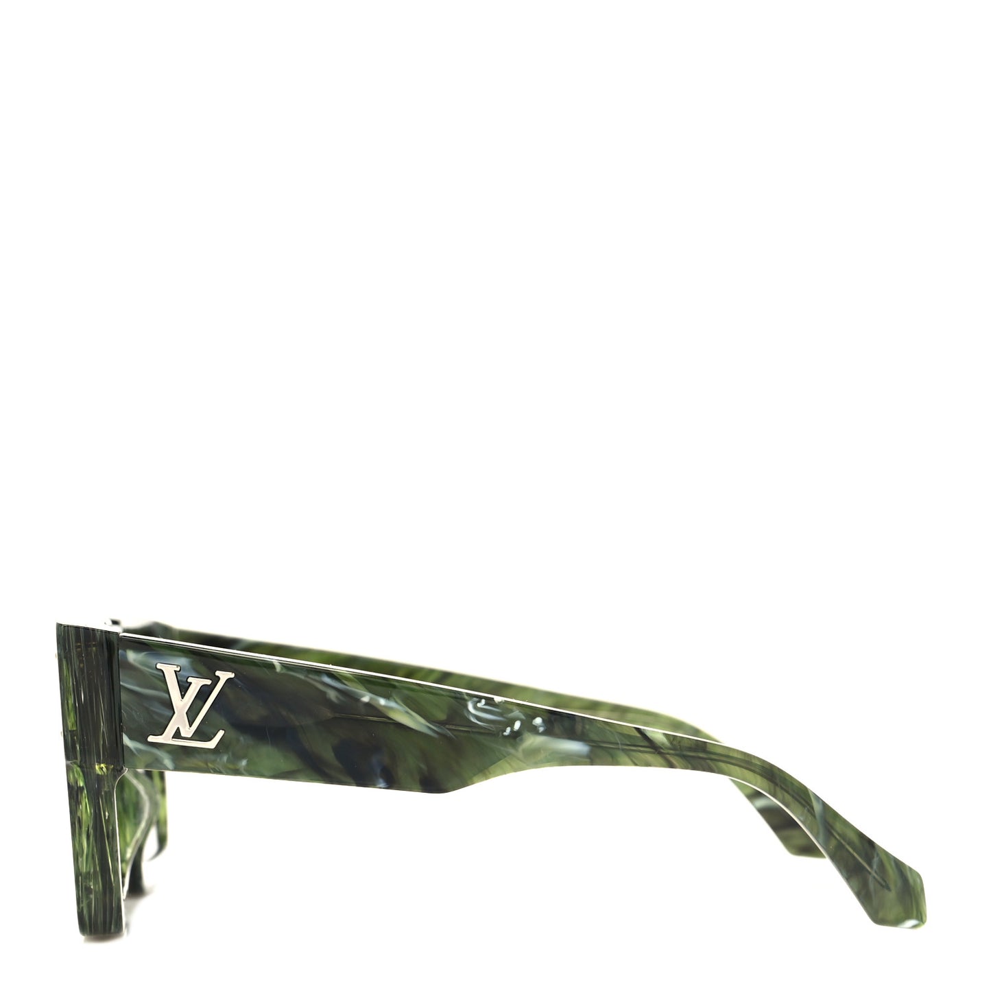 Acetate Marble Effect Swarovski Cyclone Sunglasses Z1552W Green