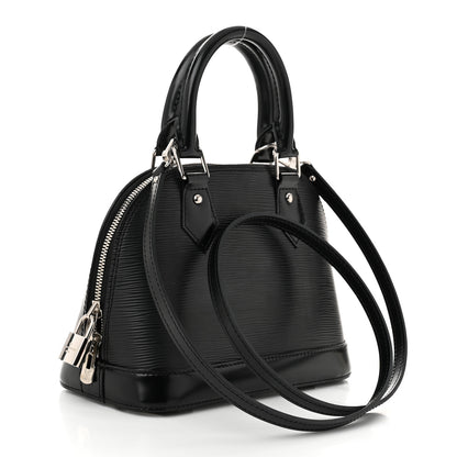 Louis Vuitton Epi Alma BB Black 3 of 10