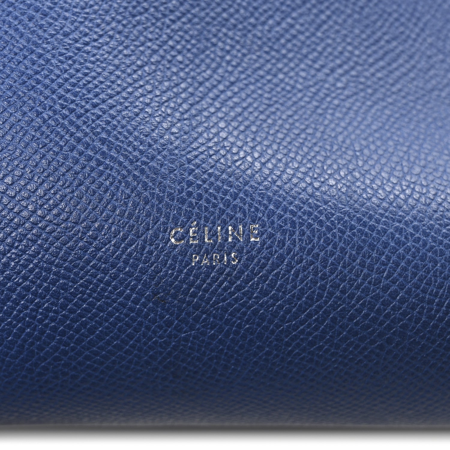 Celine Grained Calfskin Micro Belt Bag Indigo 6 of 11