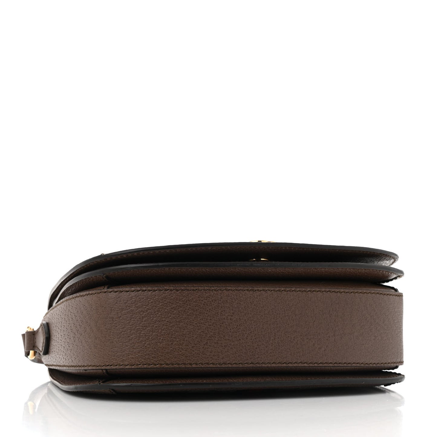 GG Supreme Monogram Web Small Ophidia Flap Messenger Bag Brown