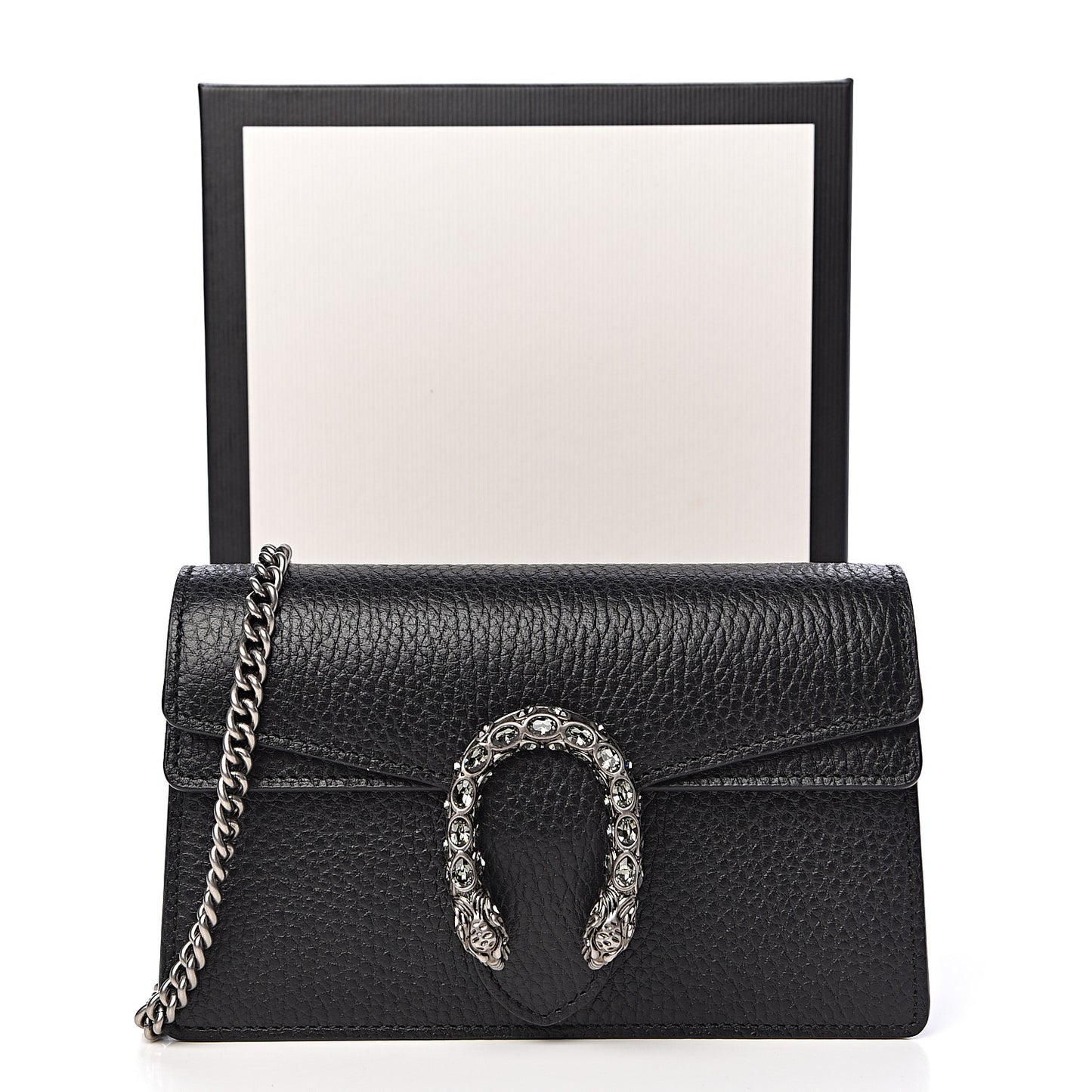 Calfskin Super Mini Dionysus Shoulder Bag Black