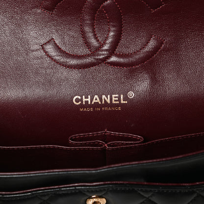 Chanel Lambskin Quilted Medium Double Flap Black 6 of 13