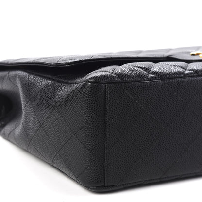 Chanel Caviar Quilted Maxi Single Flap Black 5 of 12