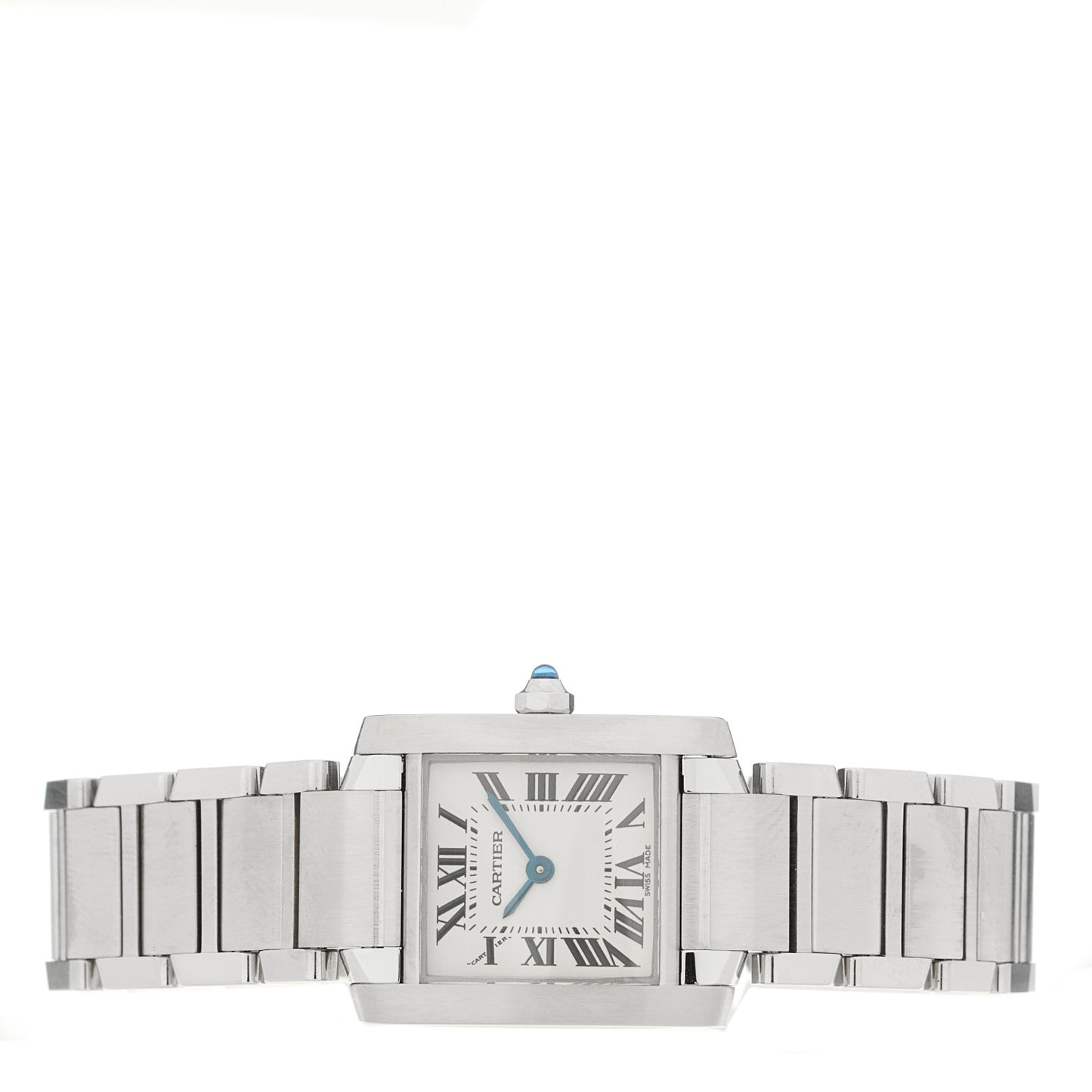 Stainless Steel 20mm Tank Francaise Quartz Watch