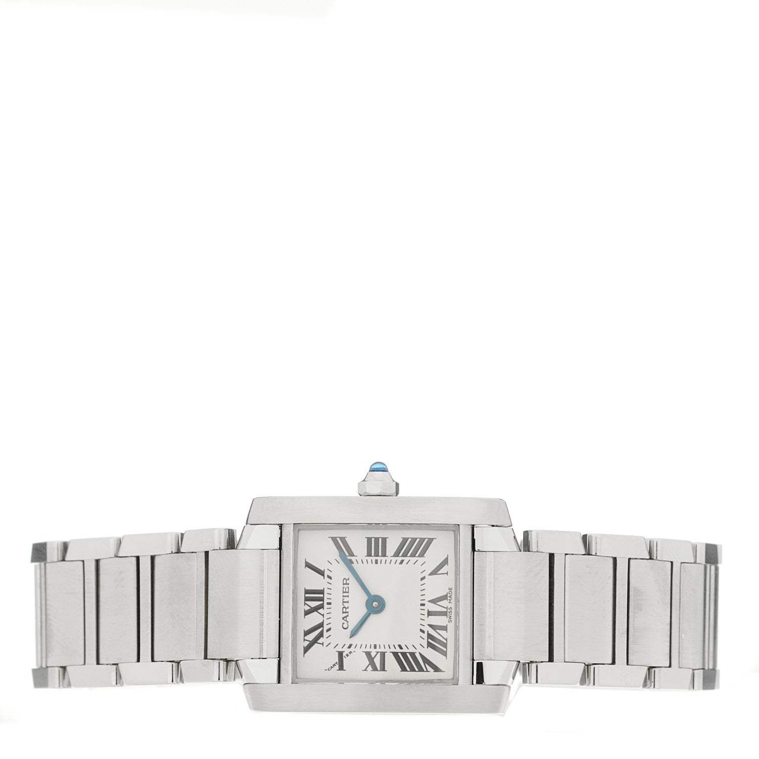 Cartier Stainless Steel 20mm Tank Francaise Quartz Watch 2 of 4