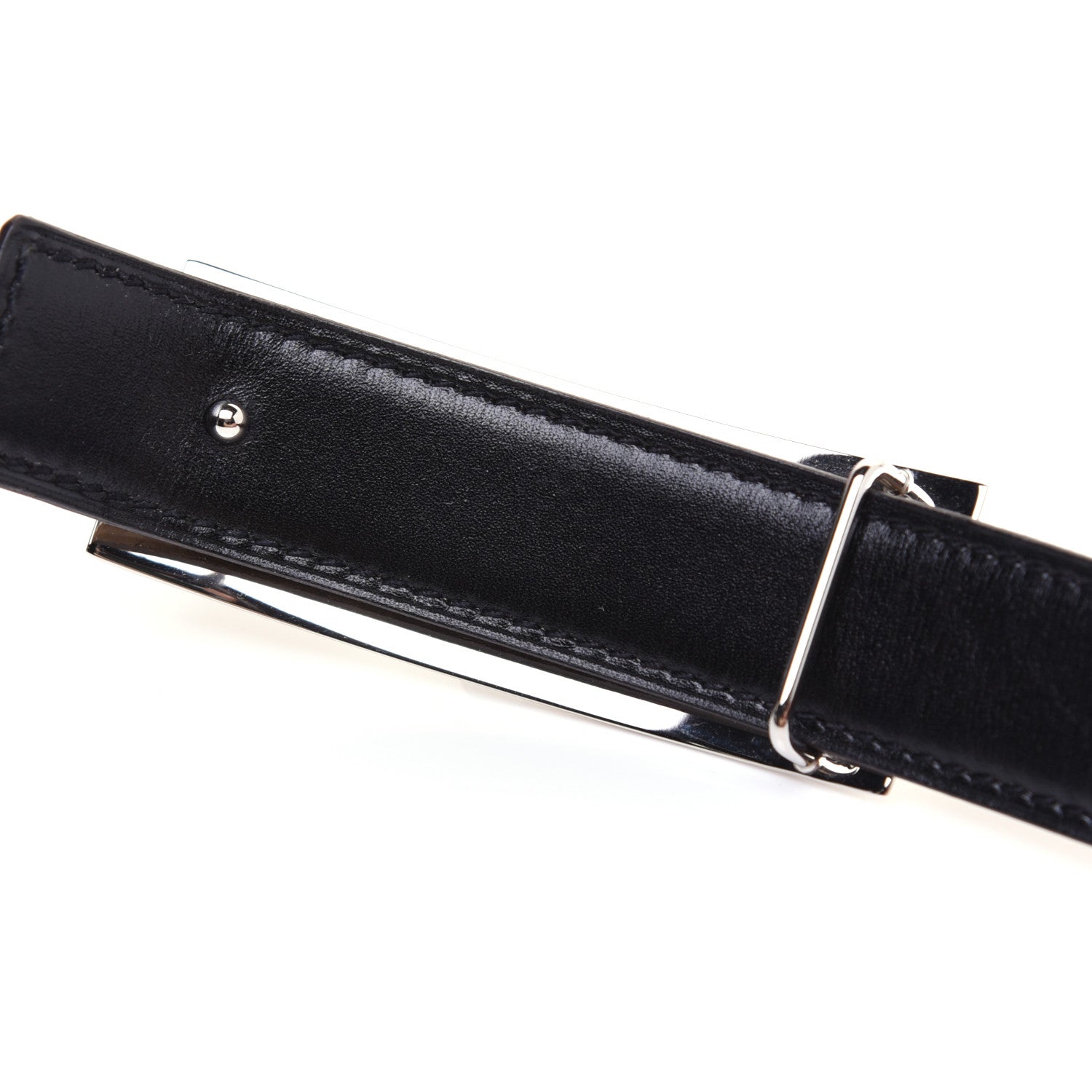 Hermes Togo Box 24mm Sydney Belt 80 Etoupe Black 6 of 9