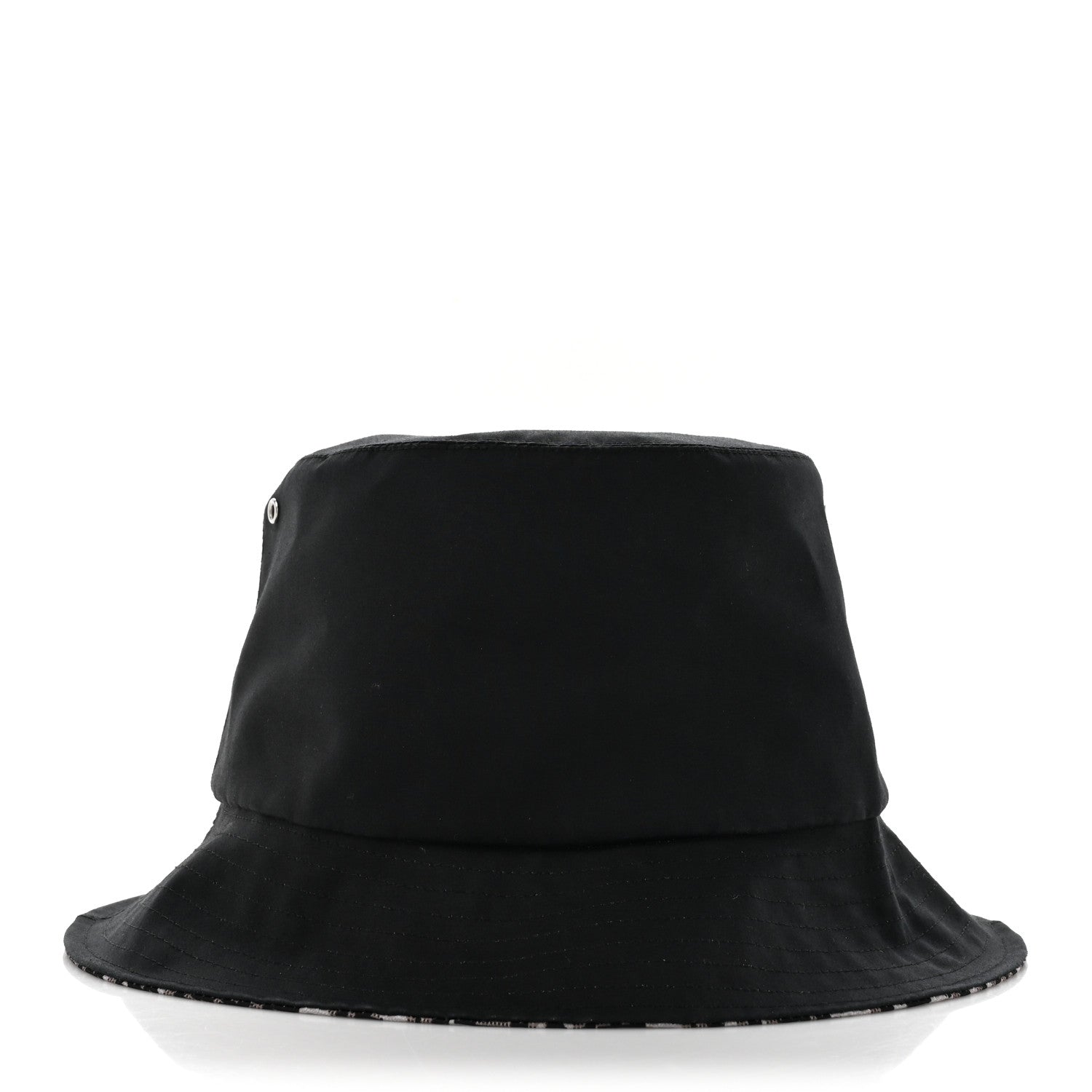 Christian Dior Oblique Reversible Teddy-D Brim Bucket Hat 58 Black 9 of 13