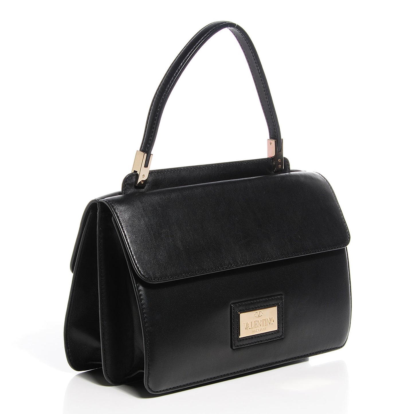 Nappa Small Aphrodite Bow Satchel Black