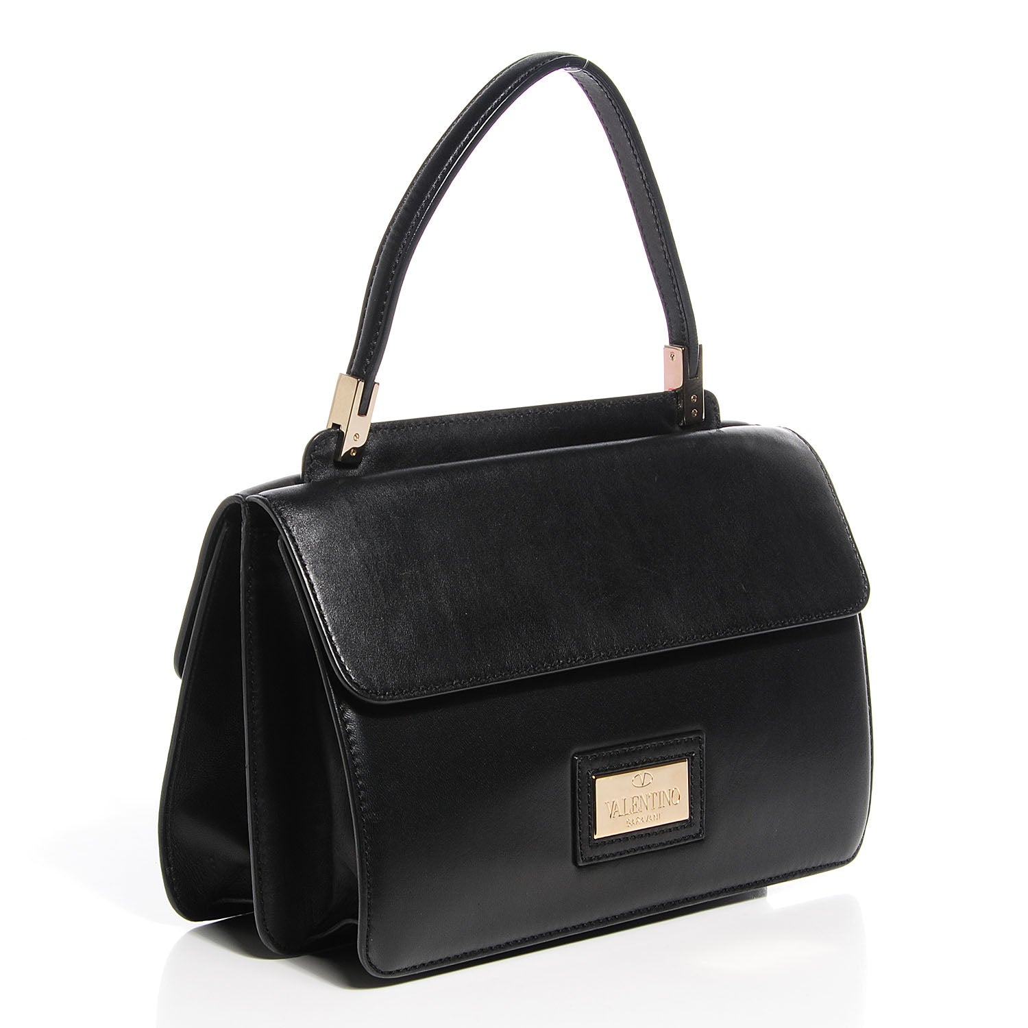 Valentino Garavani Nappa Small Aphrodite Bow Satchel Black 3 of 7