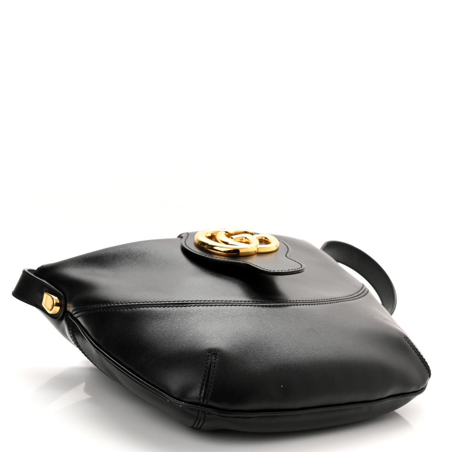 Gucci Calfskin Medium Arli Shoulder Bag Black 4 of 12