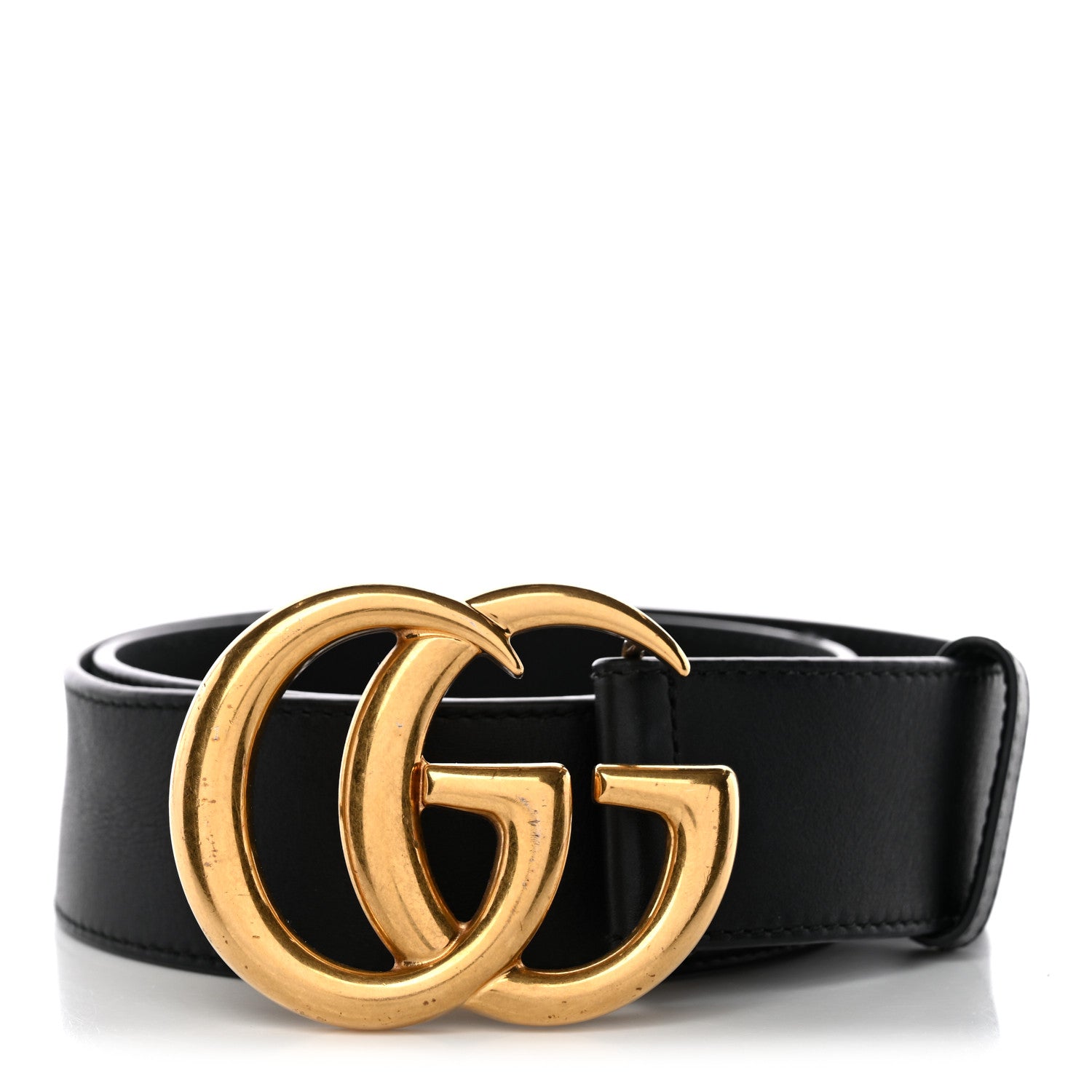 Gucci Calfskin Double G 30mm Belt 70 28 Black 1 of 6