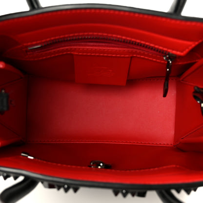 Christian Louboutin Calfskin Spikes Loubinthesky Mini Paloma Black 5 of 12