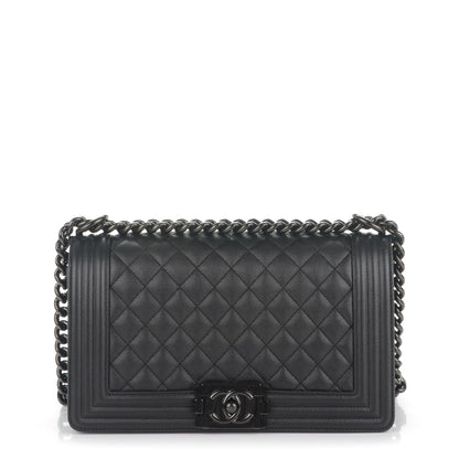 Chanel Caviar Quilted Medium Boy Flap So Black 1 of 7