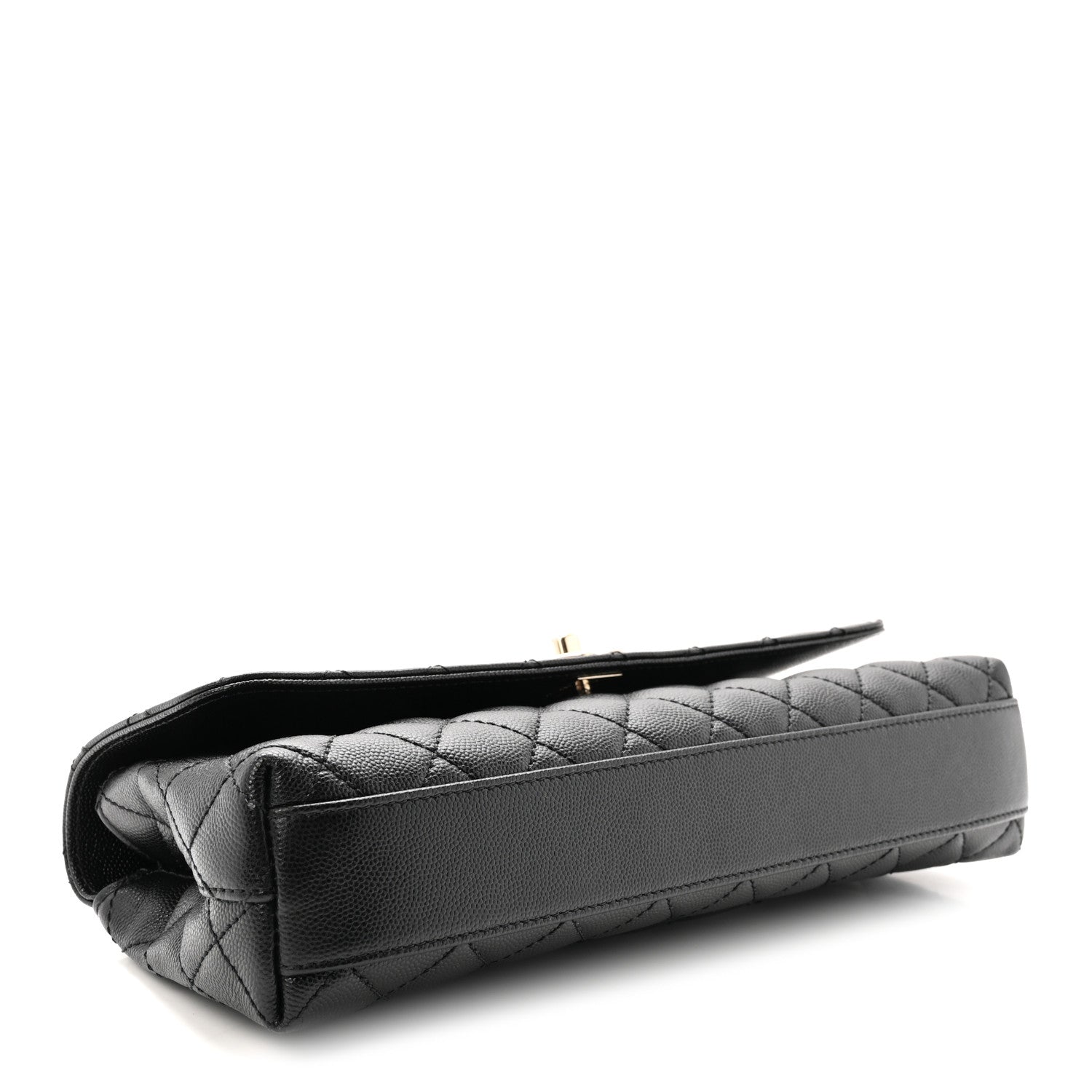Chanel Caviar Quilted Maxi East West Coco Handle Flap Black 4 of 10