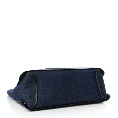 Givenchy Denim Medium Logo Bond Shopper Tote Blue 3 of 4
