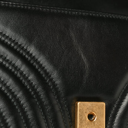 Gucci Calfskin Matelasse Small GG Marmont Shoulder Bag Black 15 of 17