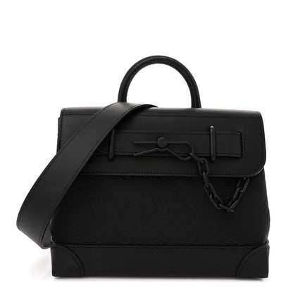 Louis Vuitton Taurillon Monogram Steamer PM NM Black 1 of 10