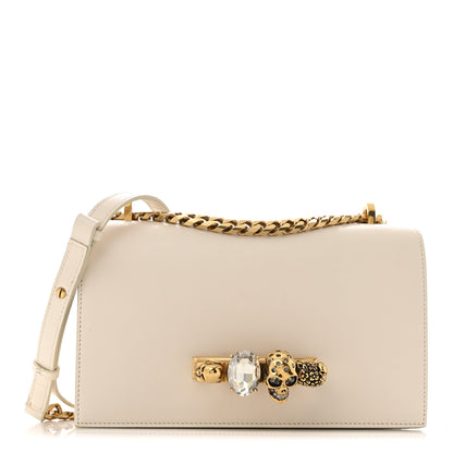 Alexander McQueen Calfskin Knuckle Crossbody White 1 of 12