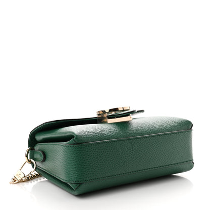 Gucci Dollar Calfskin Interlocking G Crossbody Bag Emerald 4 of 10