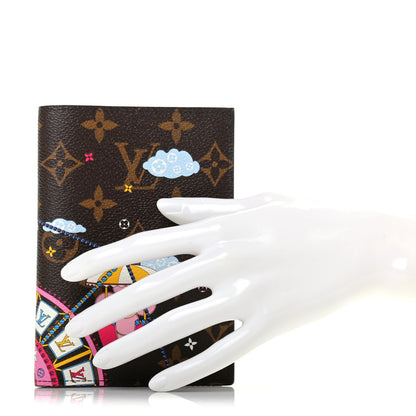 Louis Vuitton Monogram 2020 Christmas Animation Big Wheel Passport Cover Rose Ballerine 2 of 7