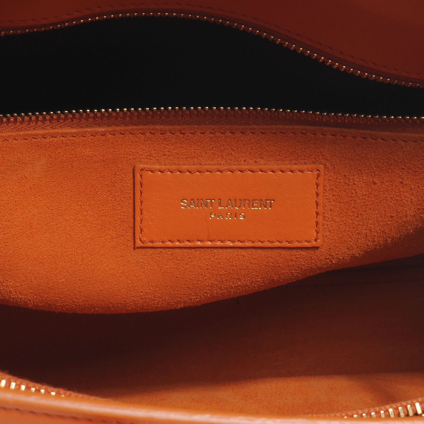 Leather Small Sac de Jour Orange