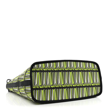 MCM Visetos Medium Liz Reversible Shopper Tote Black 8 of 15