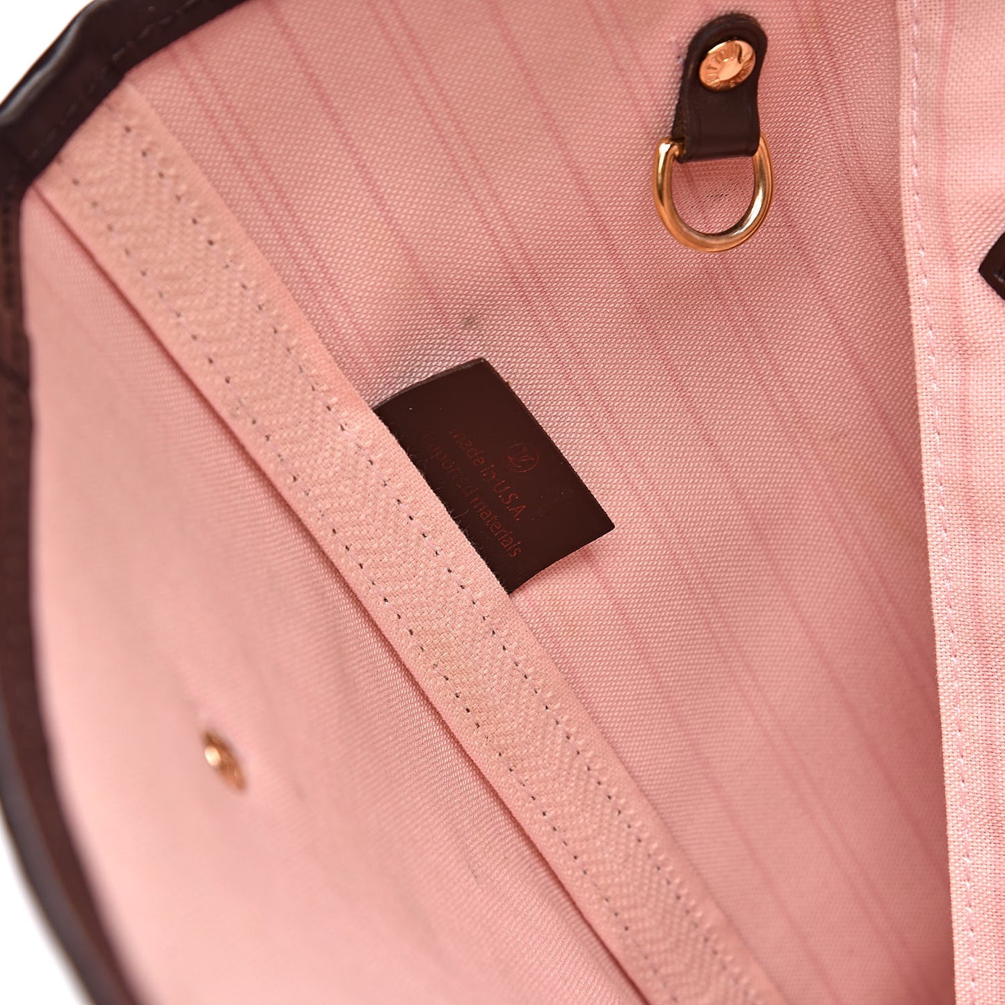 Damier Ebene Neo Neverfull MM Rose Ballerine