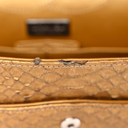 Chanel Metallic Snakeskin 2.55 Reissue 226 Flap Gold 12 of 13