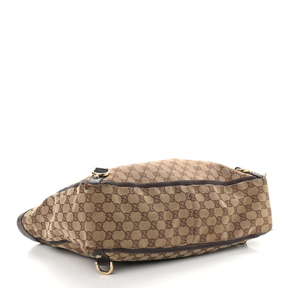 Gucci Monogram Large Abbey Tote Dark Brown 4 of 19