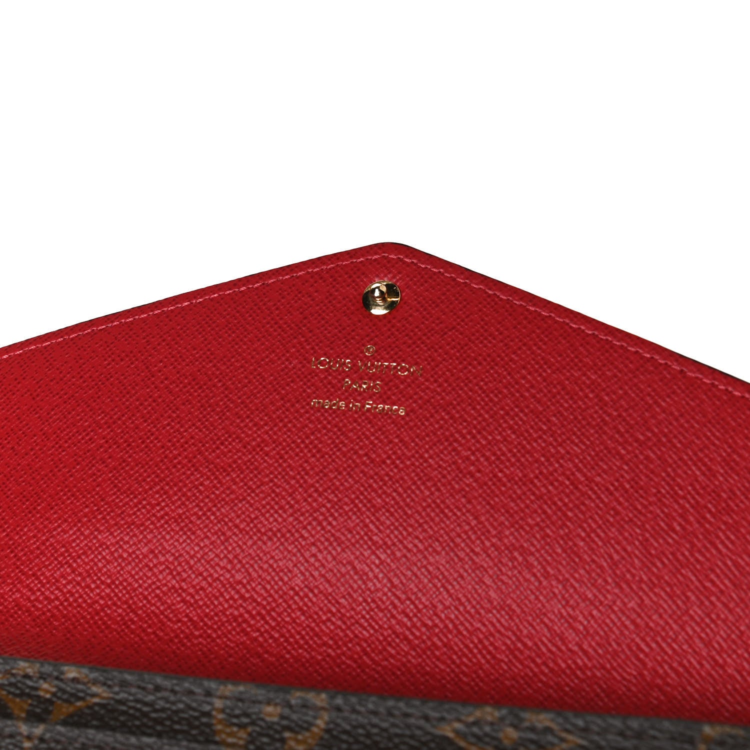 Louis Vuitton Monogram World Tour Sarah Wallet 8 of 9