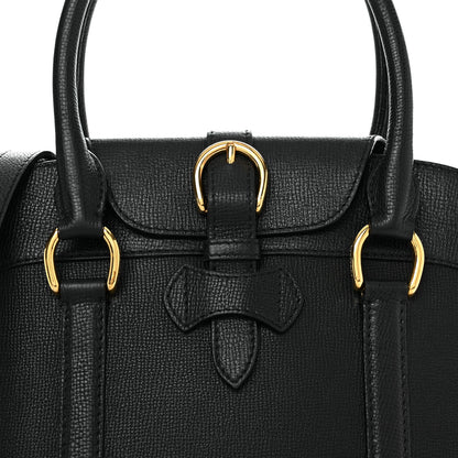 Burberry Derby Calfskin Medium Milverton Satchel Black 13 of 15