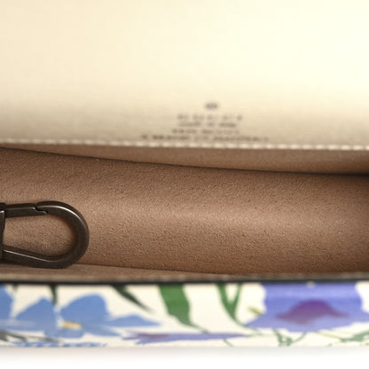 Gucci X KEN SCOTT New Shangai Calfskin Jardin D'Avril Floral Print Super Mini Dionysus Shoulder Bag Ivory Pink 5 of 10