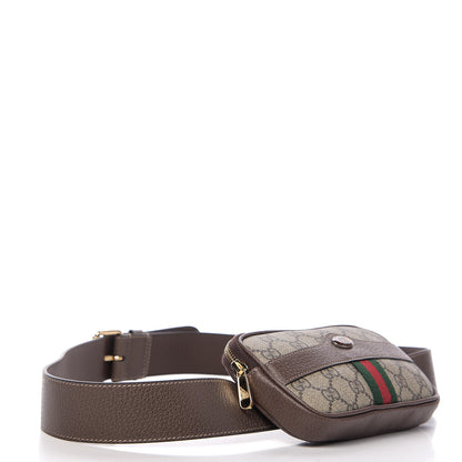 Gucci GG Supreme Monogram Ophidia Belted iPhone Case 85 34 Dark Brown 3 of 10