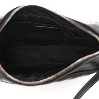 Saint Laurent Calfskin Matelasse Monogram Lou Camera Bag Black 3 of 12