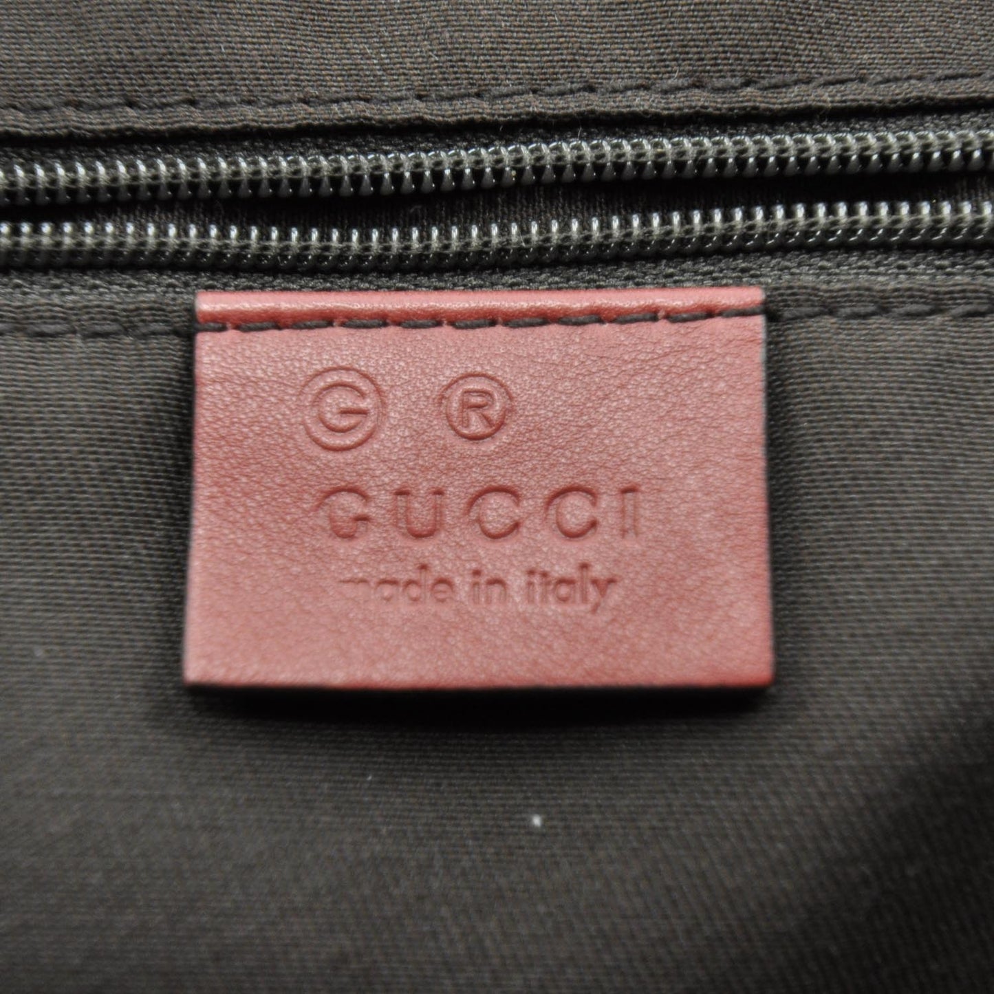 Guccissima Leather Hobo Red