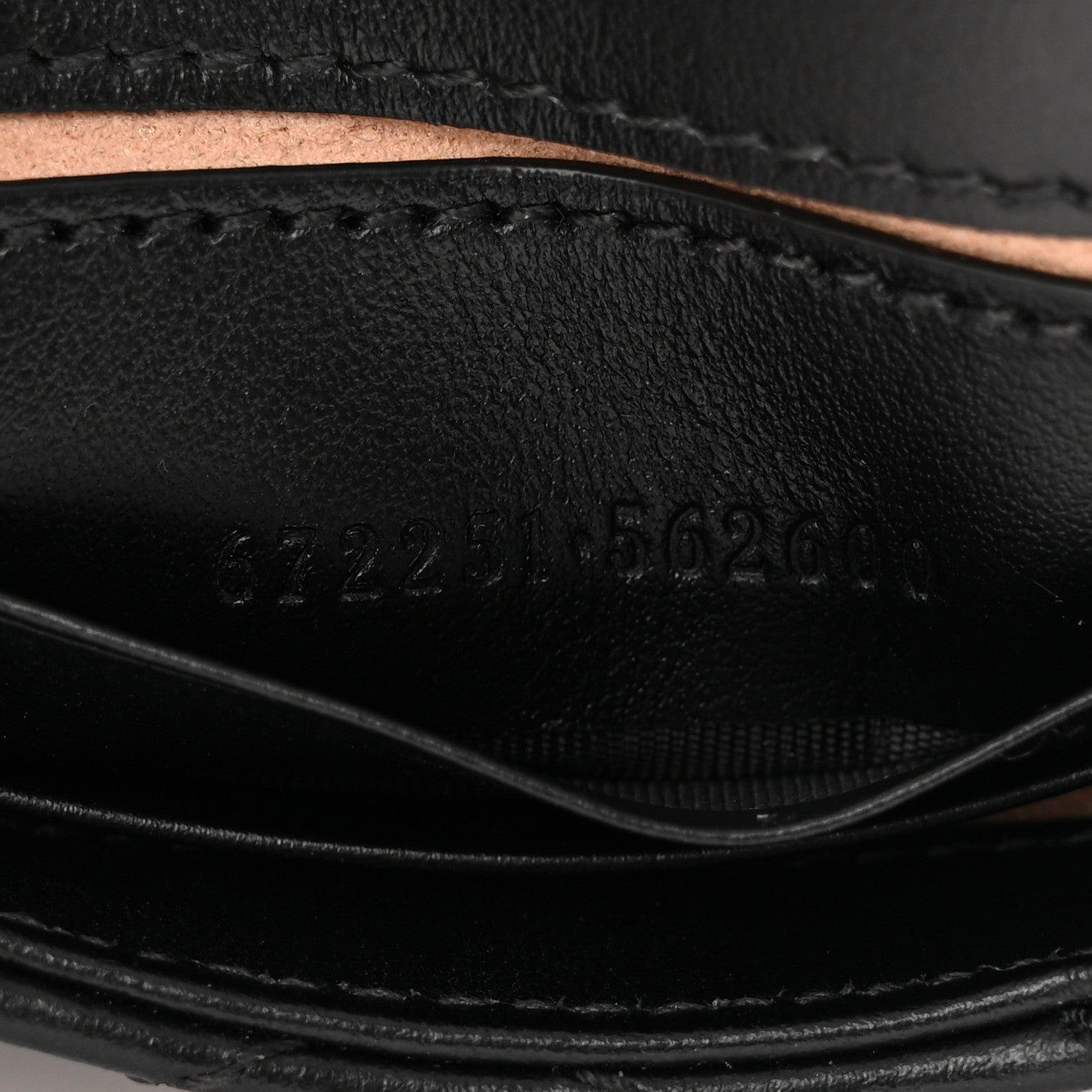 Gucci Calfskin Small GG Marmont Phone Crossbody Bag Black 7 of 10