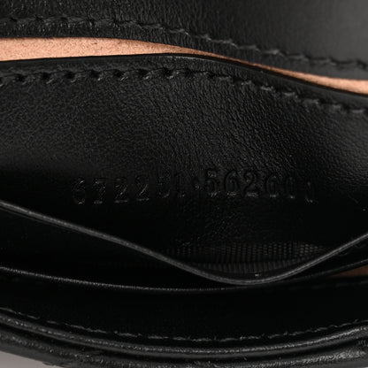 Gucci Calfskin Small GG Marmont Phone Crossbody Bag Black 7 of 10