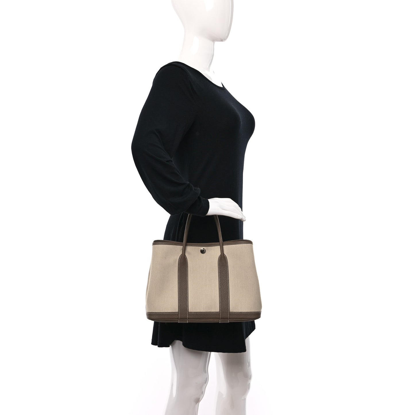 Twill D Negonda Garden Party 30 TPM Tote Beton Etoupe