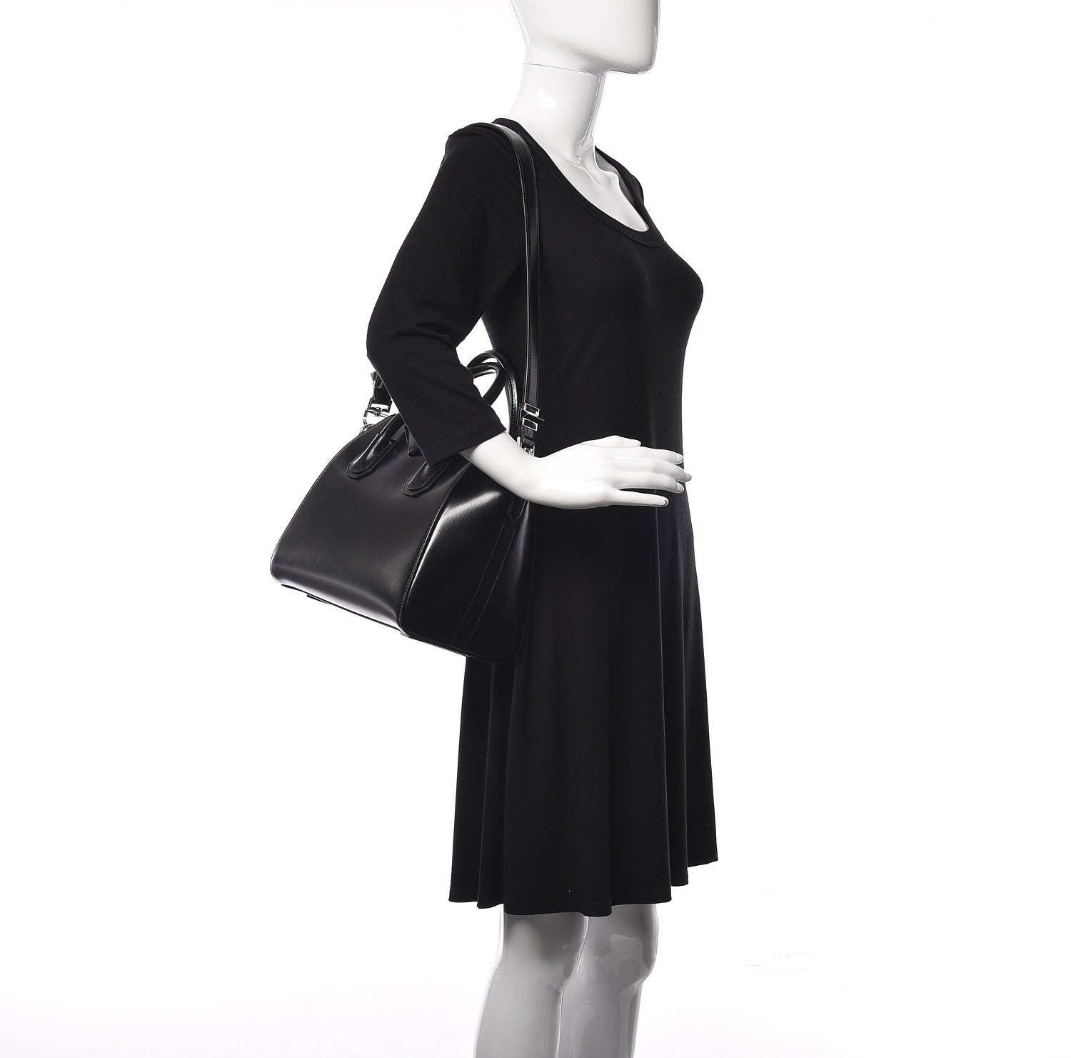 Givenchy Shiny Lord Calfskin Small Antigona Black 2 of 10