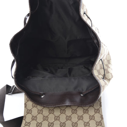 Gucci Monogram Backpack Dark Brown 4 of 12