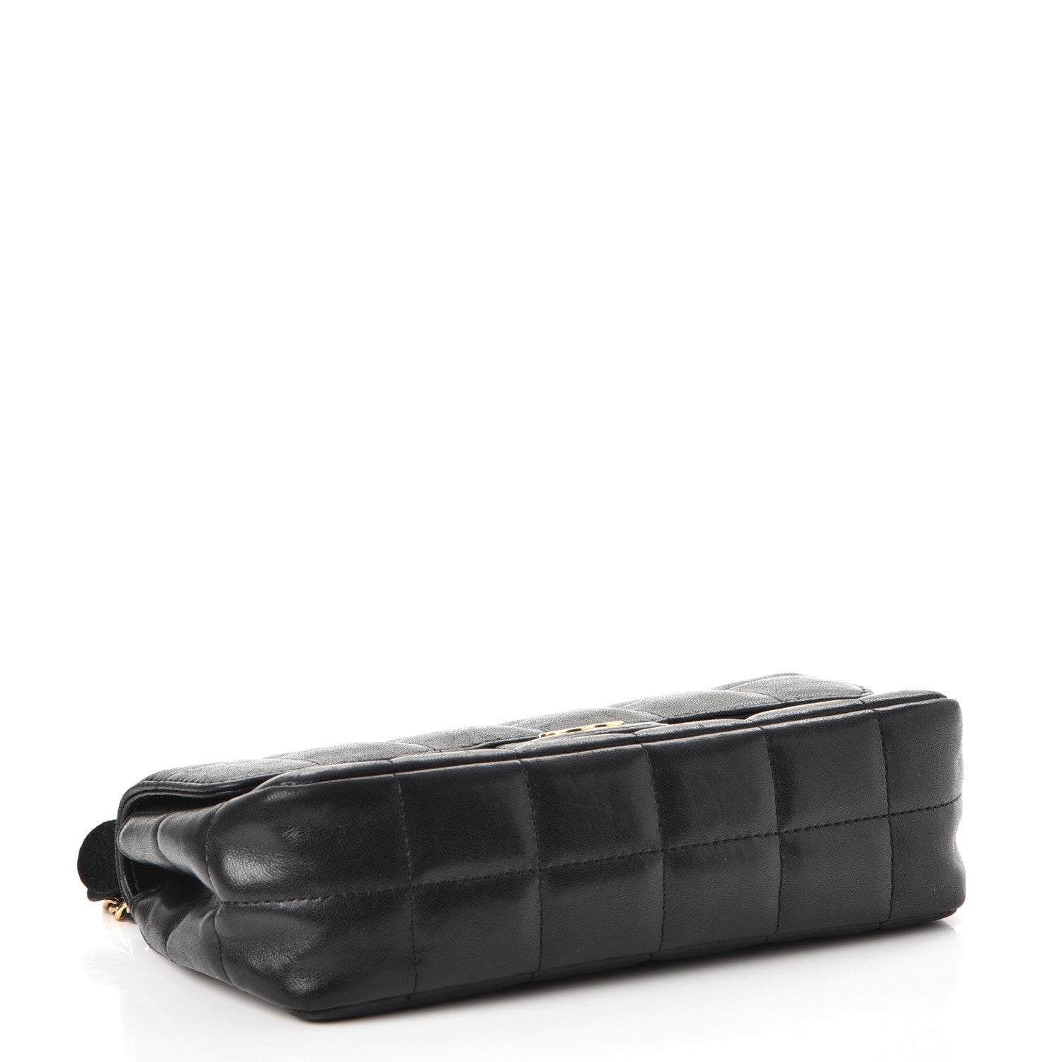 Chanel Lambskin Quilted Mini Chocolate Bar Camellia Flap Black 4 of 8