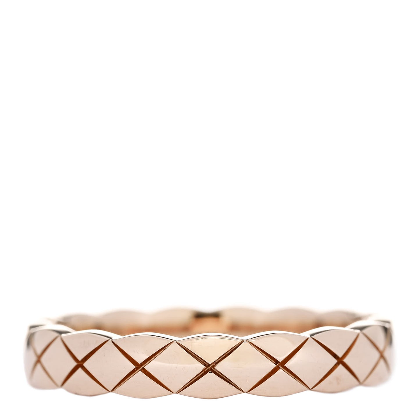 18K Beige Gold Mini Coco Crush Ring 50 5.25